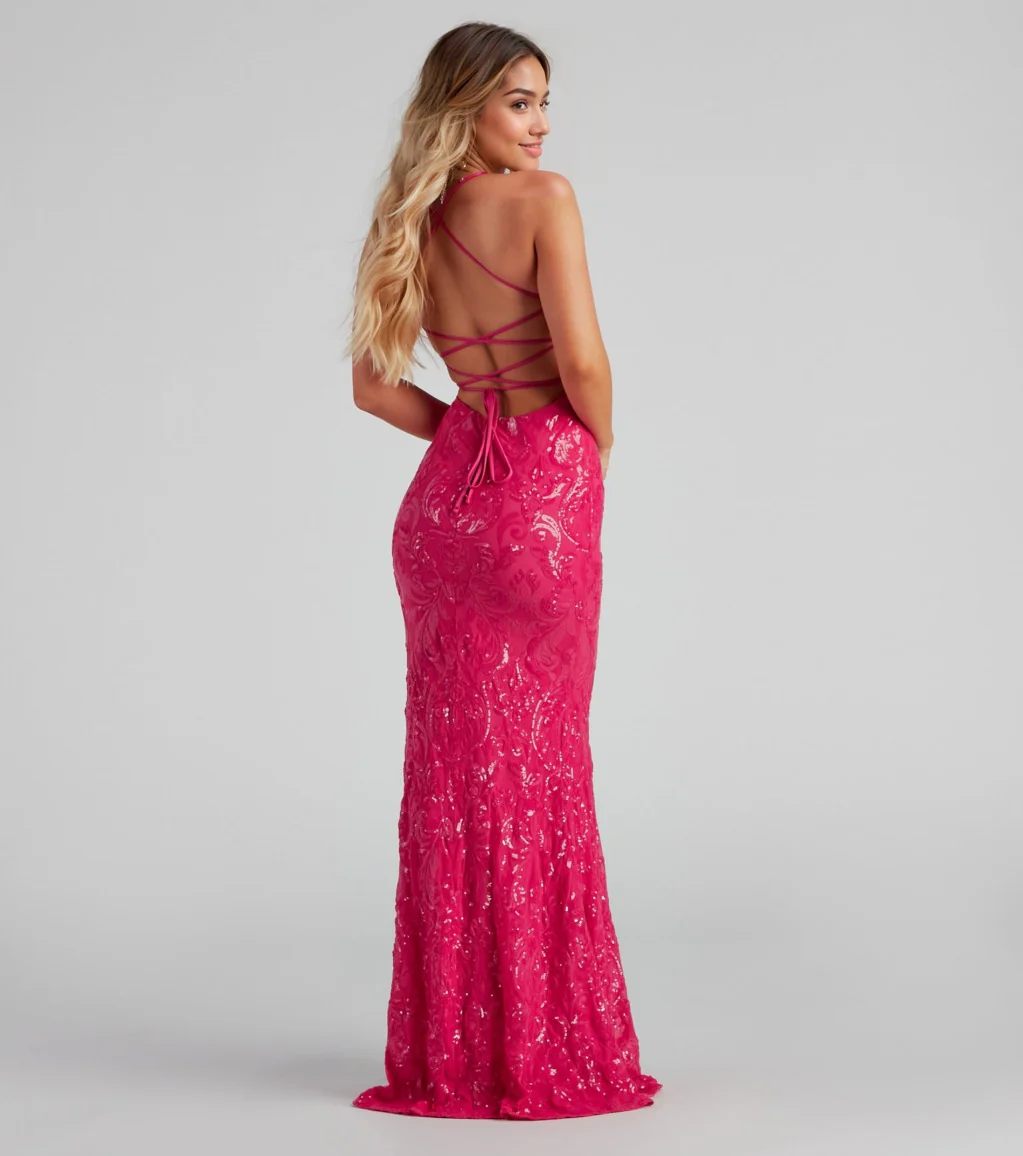 Rowena Sequin Mermaid Dress