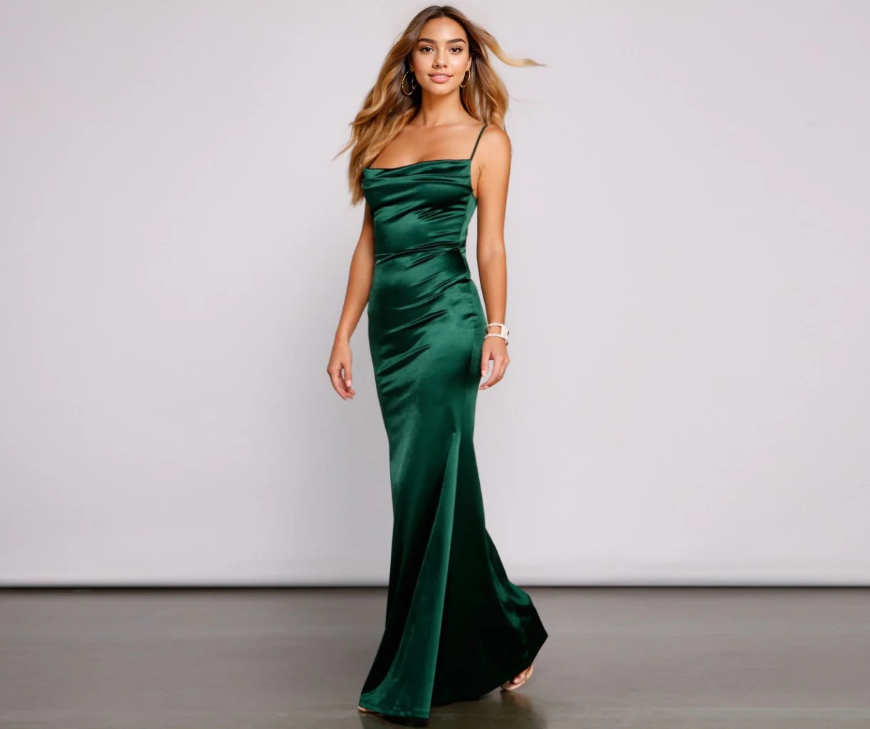 Formal Satin Mermaid Dress