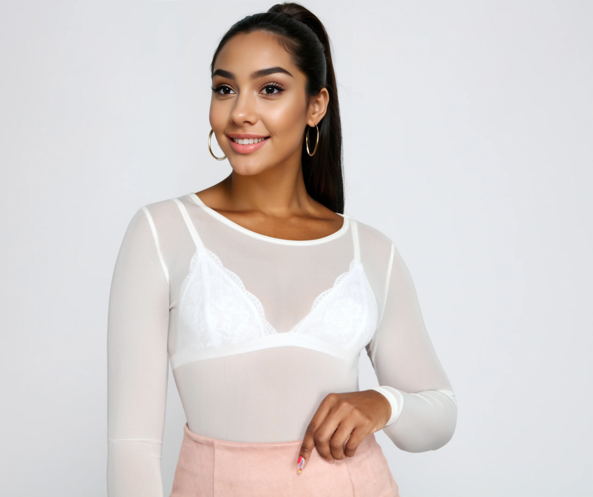 Love's A Mesh Bodysuit