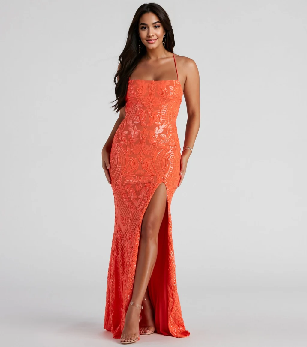 Rowena Sequin Mermaid Dress