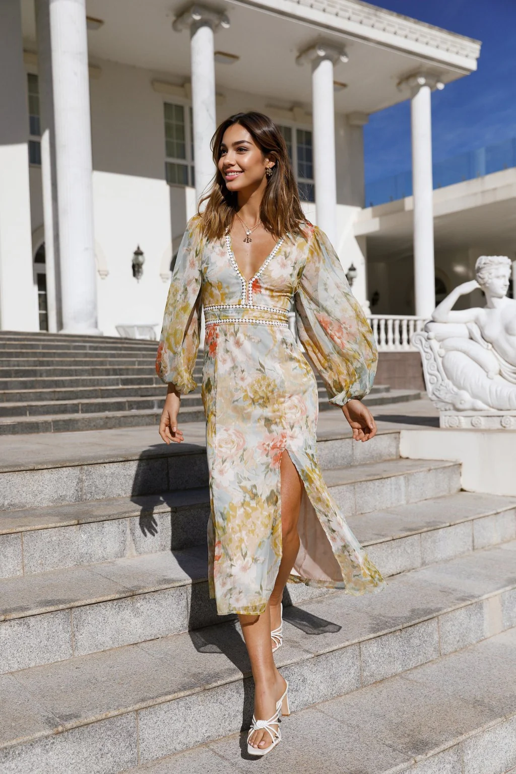 Meadow Wanderer Midi Dress