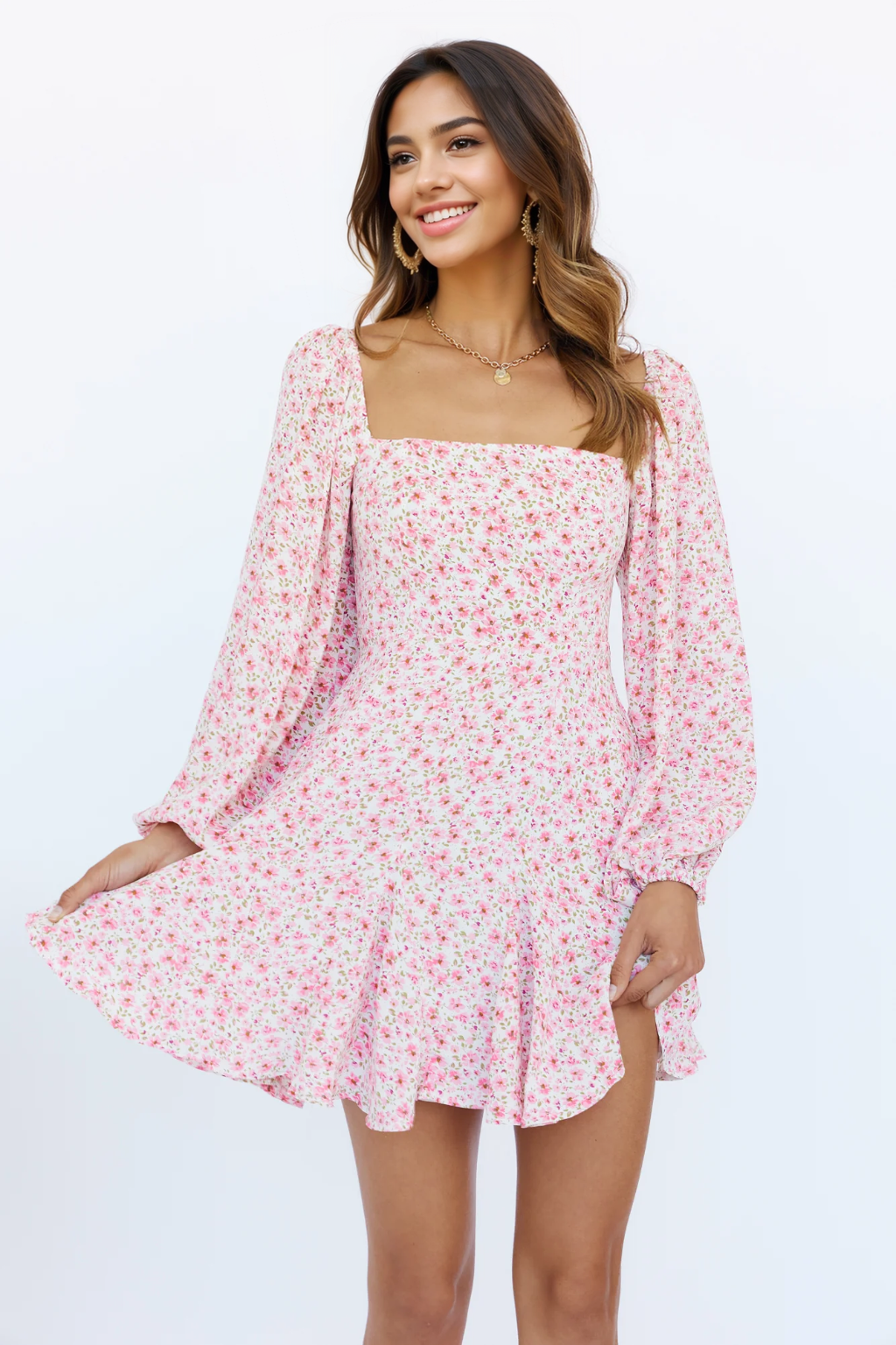 BFF Vibes Dress Pink