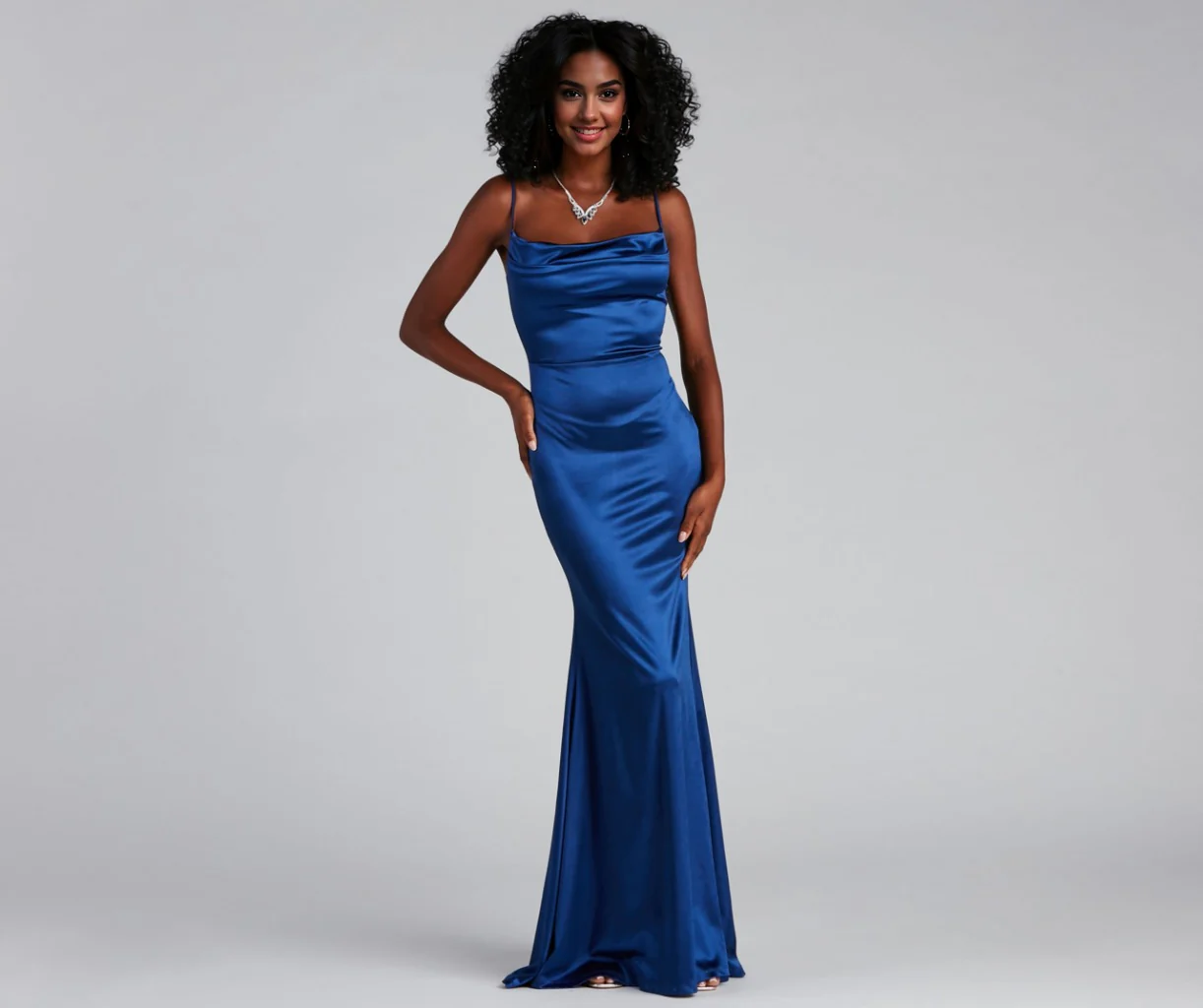 Formal Satin Mermaid Dress