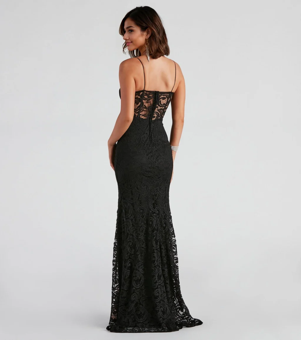 Formal Lace Corset Dress