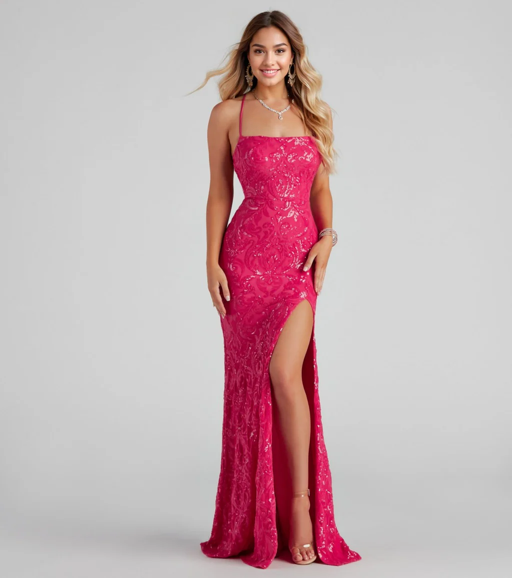 Rowena Sequin Mermaid Dress