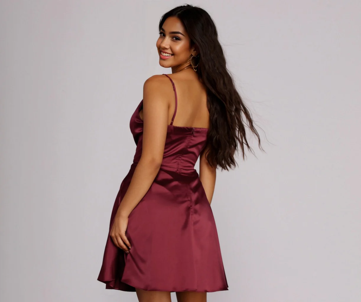 Satin Party Dress