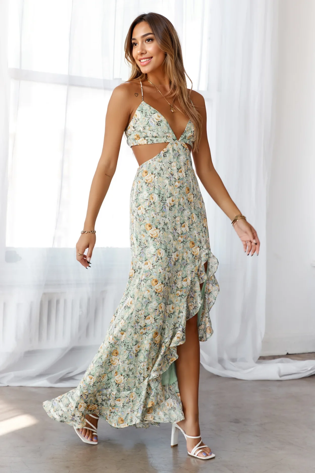 Whatever I Want Maxi Dress Floral