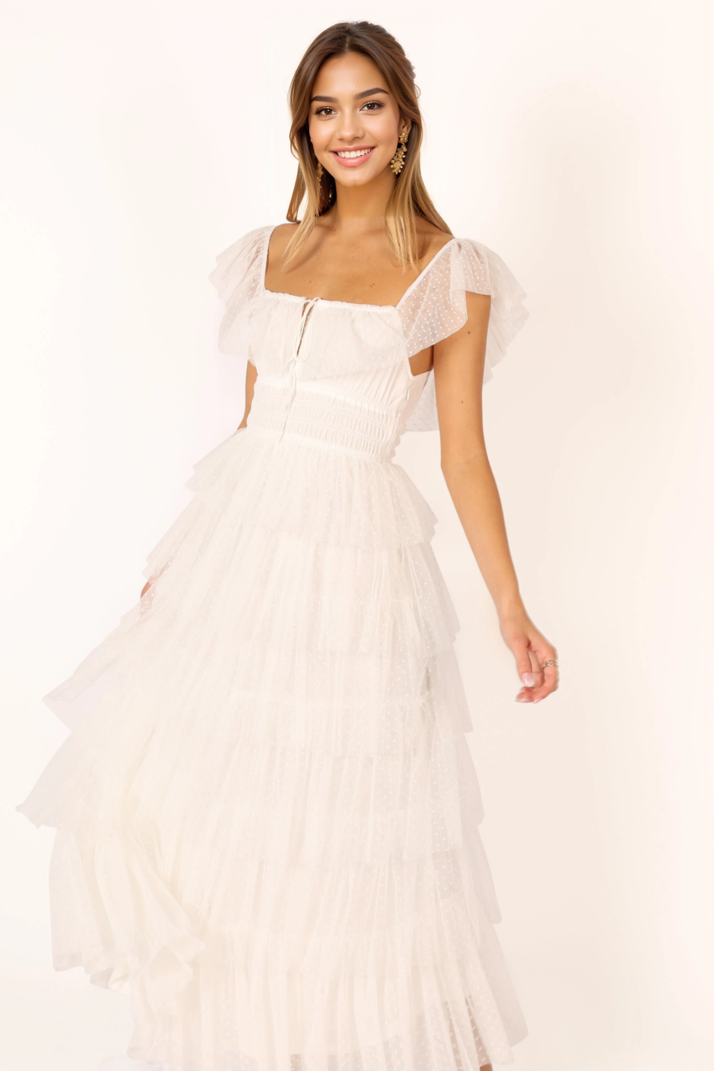 Belle Maxi Dress - Off White