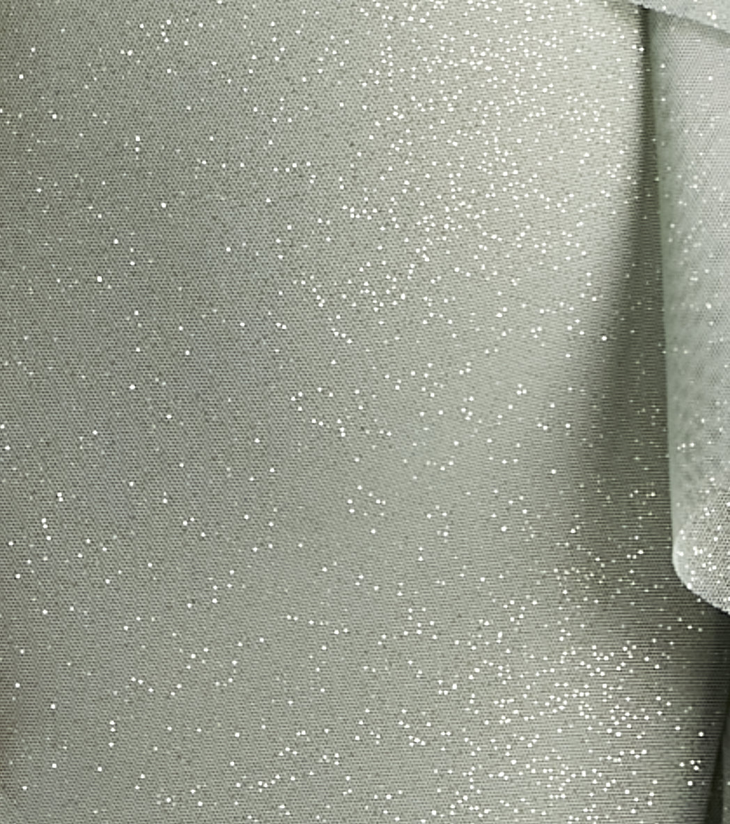 Formal Glitter Ruffled Dress