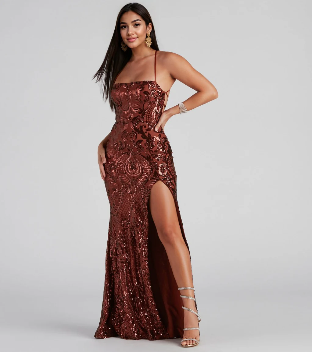 Rowena Sequin Mermaid Dress