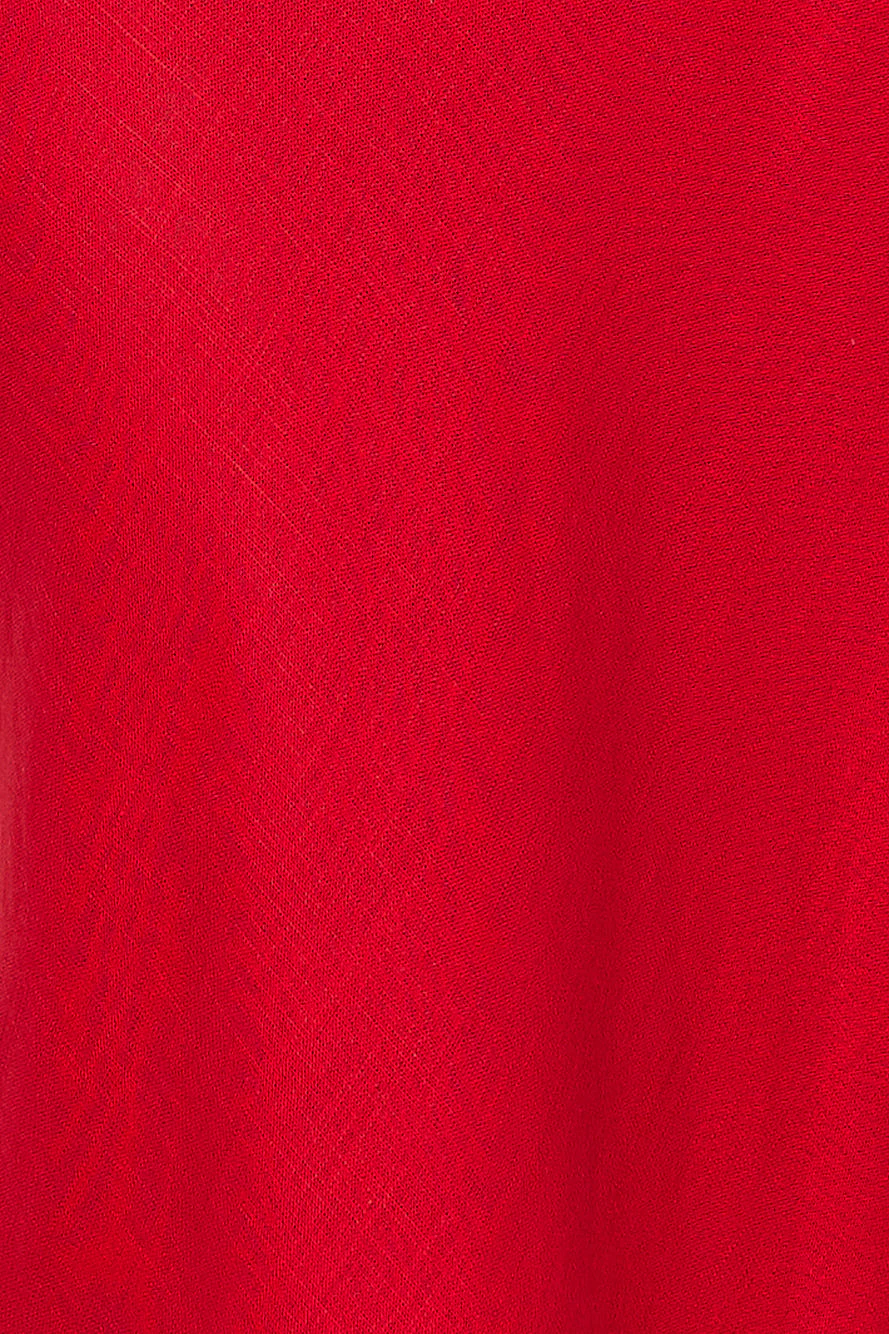 Chilling On My Own Maxi Dress Red