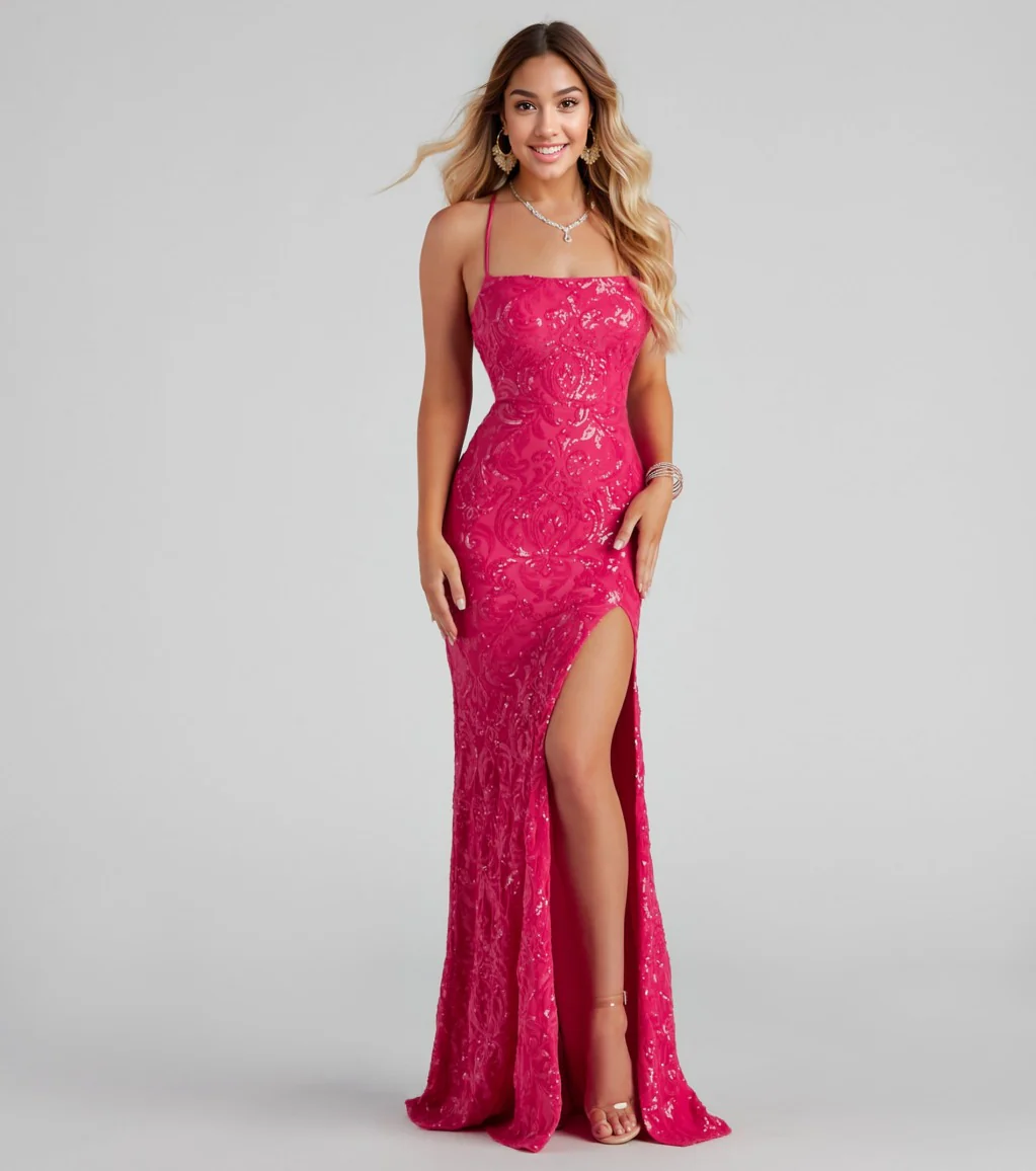 Rowena Sequin Mermaid Dress
