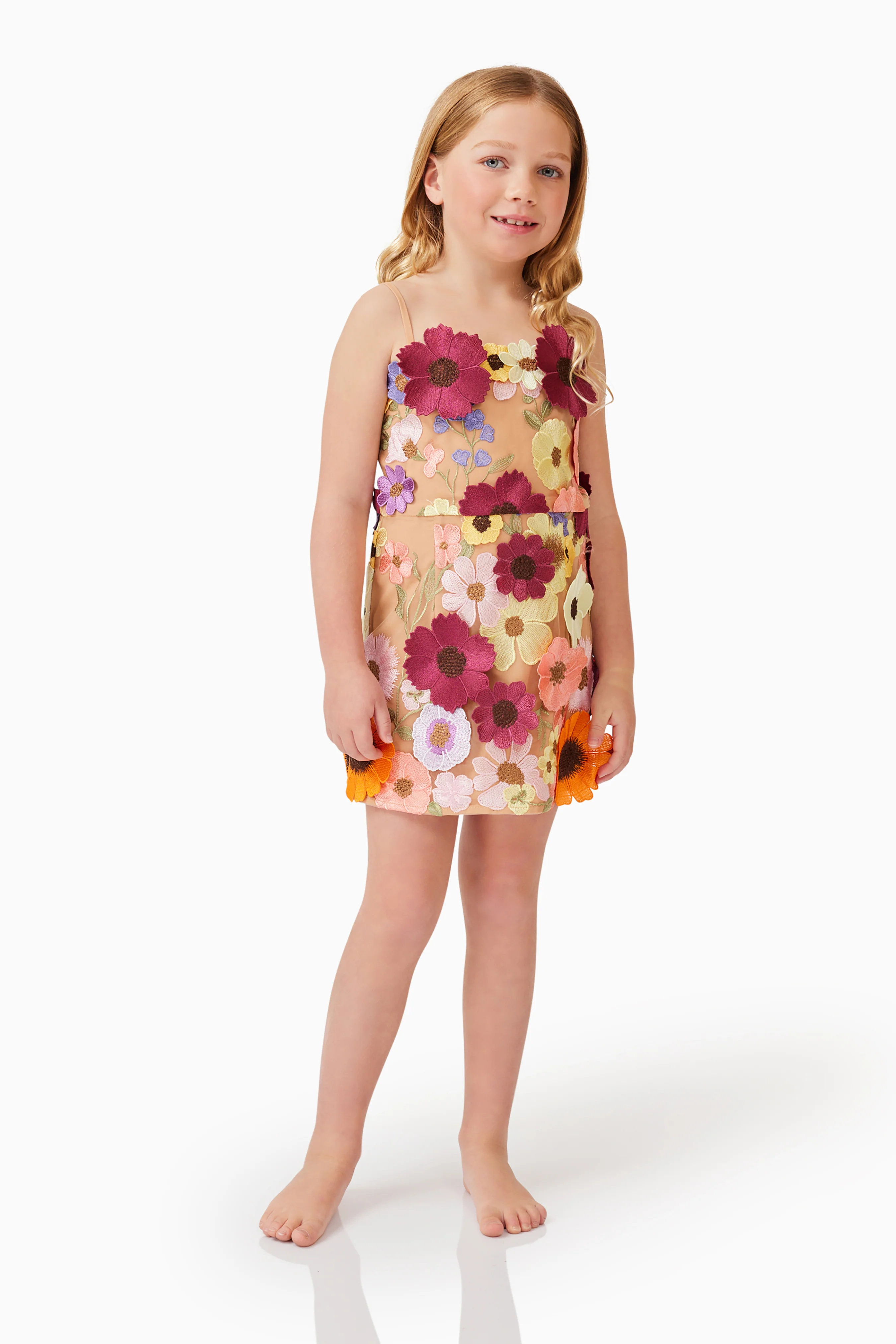Rosalind Girls Mini Dress in Floral