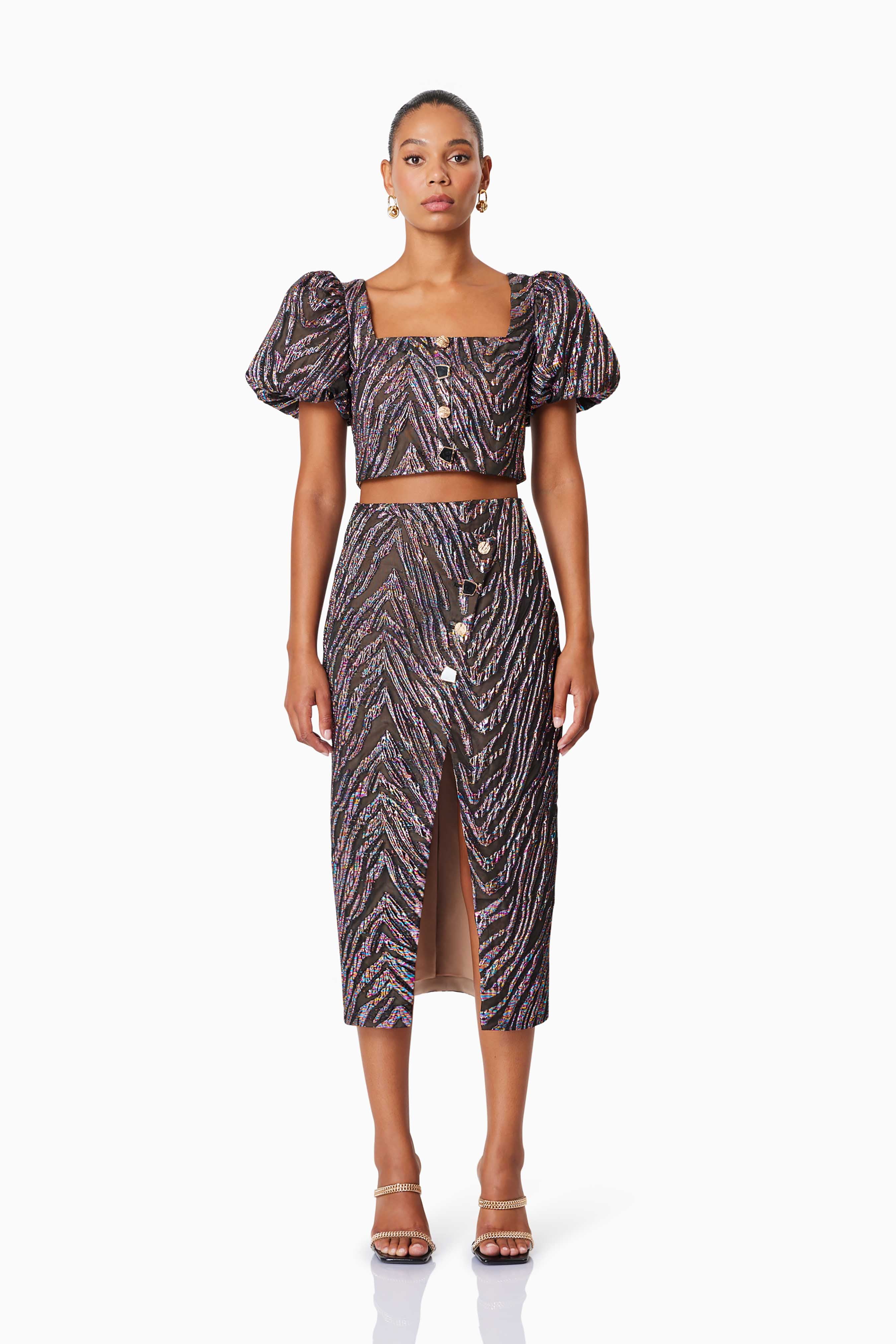 Mikayla Two Piece Set In Purple