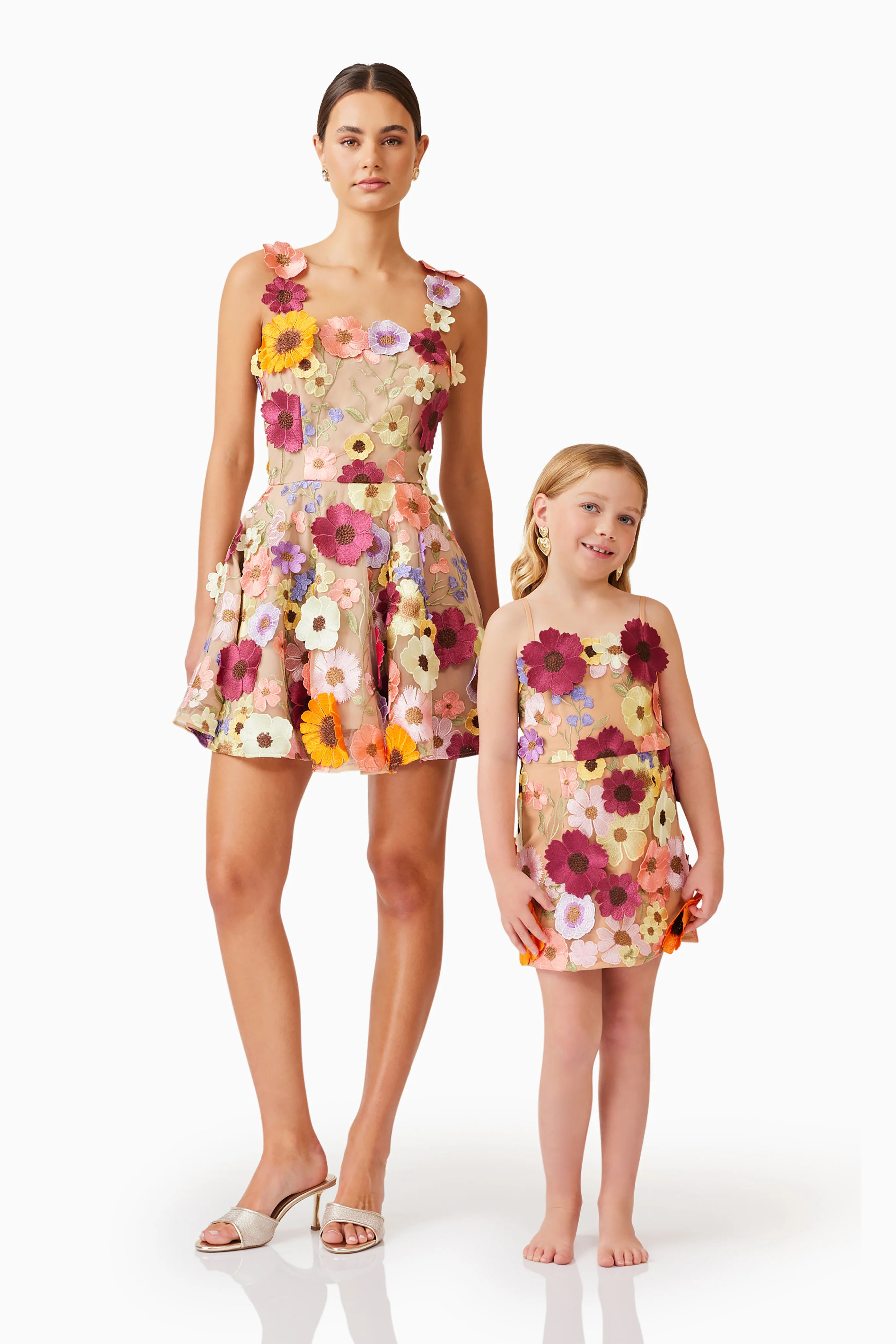 Rosalind Girls Mini Dress in Floral