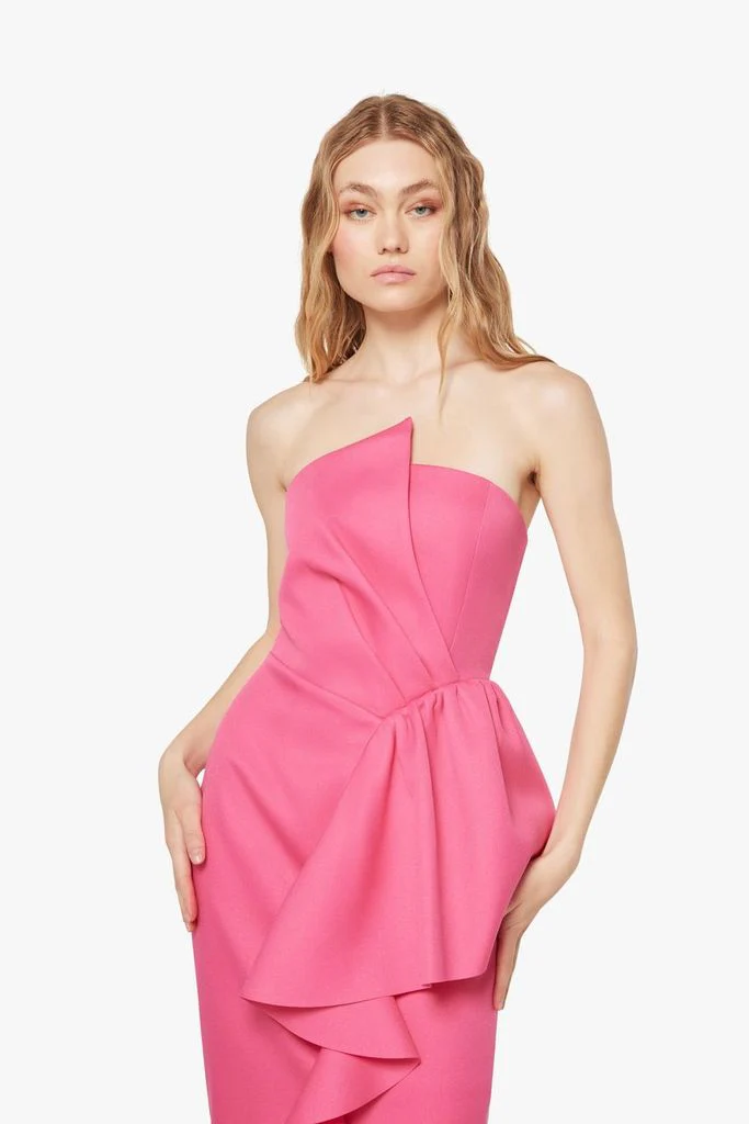 Reception Midi Dress in Pink
