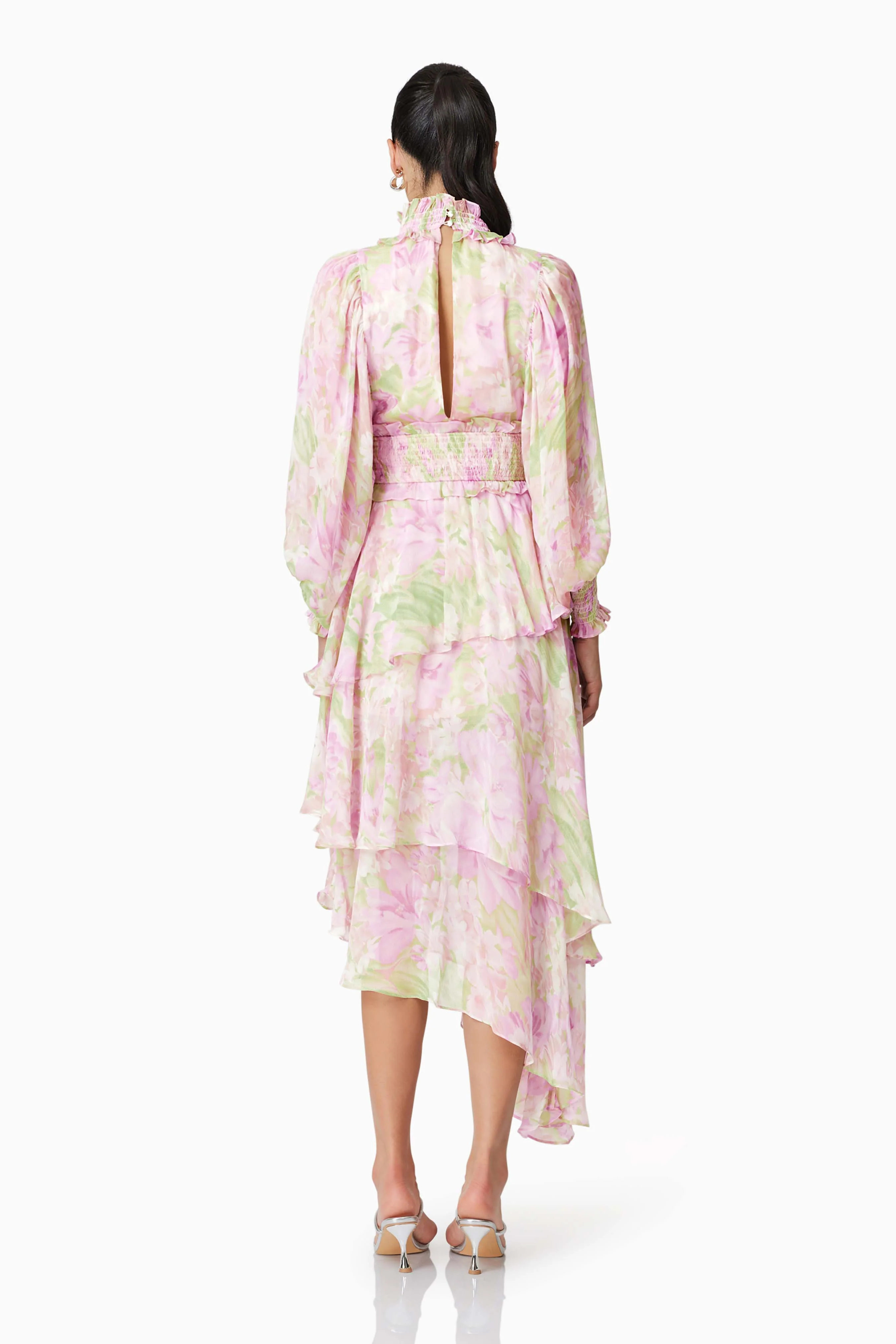 Morgan Floral Maxi Dress in Pink