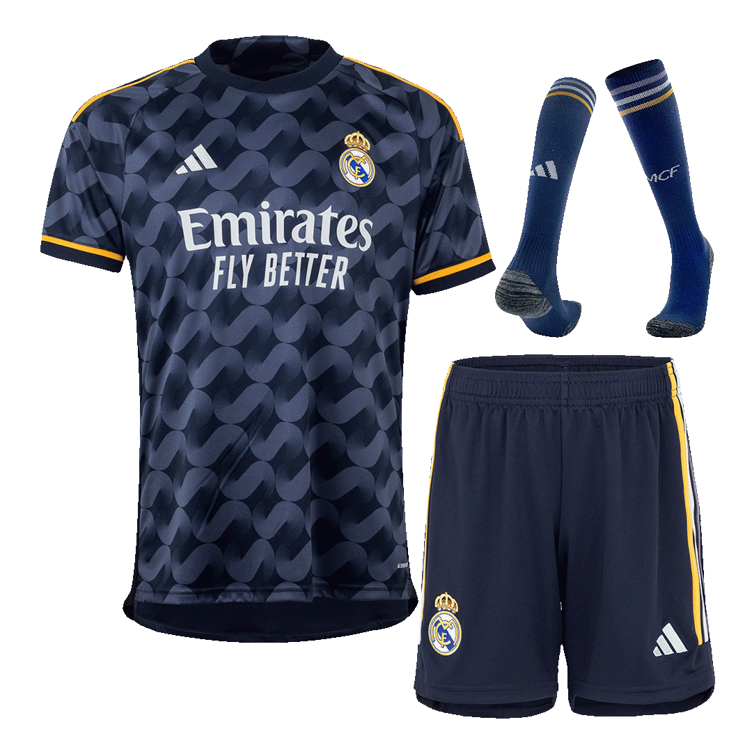 Real Madrid Away Whole Kit Jersey+Shorts+Socks 2023/24