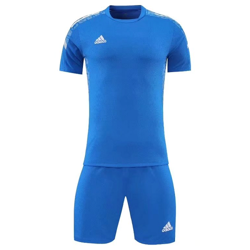 Custom Team Uniform/Adidas Custom Uniform/Customize Team Soccer Jersey Kit (Shirt+Short) Blue - 720