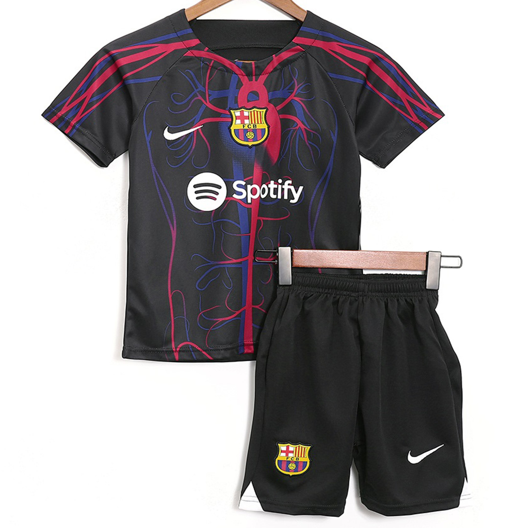 Kids Barcelona x Patta Kit(Jersey+Shorts) 2023/24