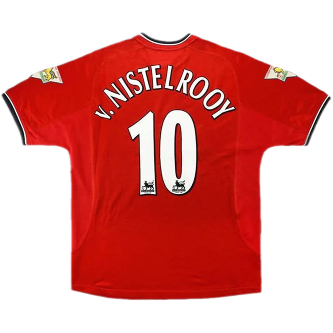 Manchester United v.NISTELROOY #10 Retro Jersey Home 2000/02