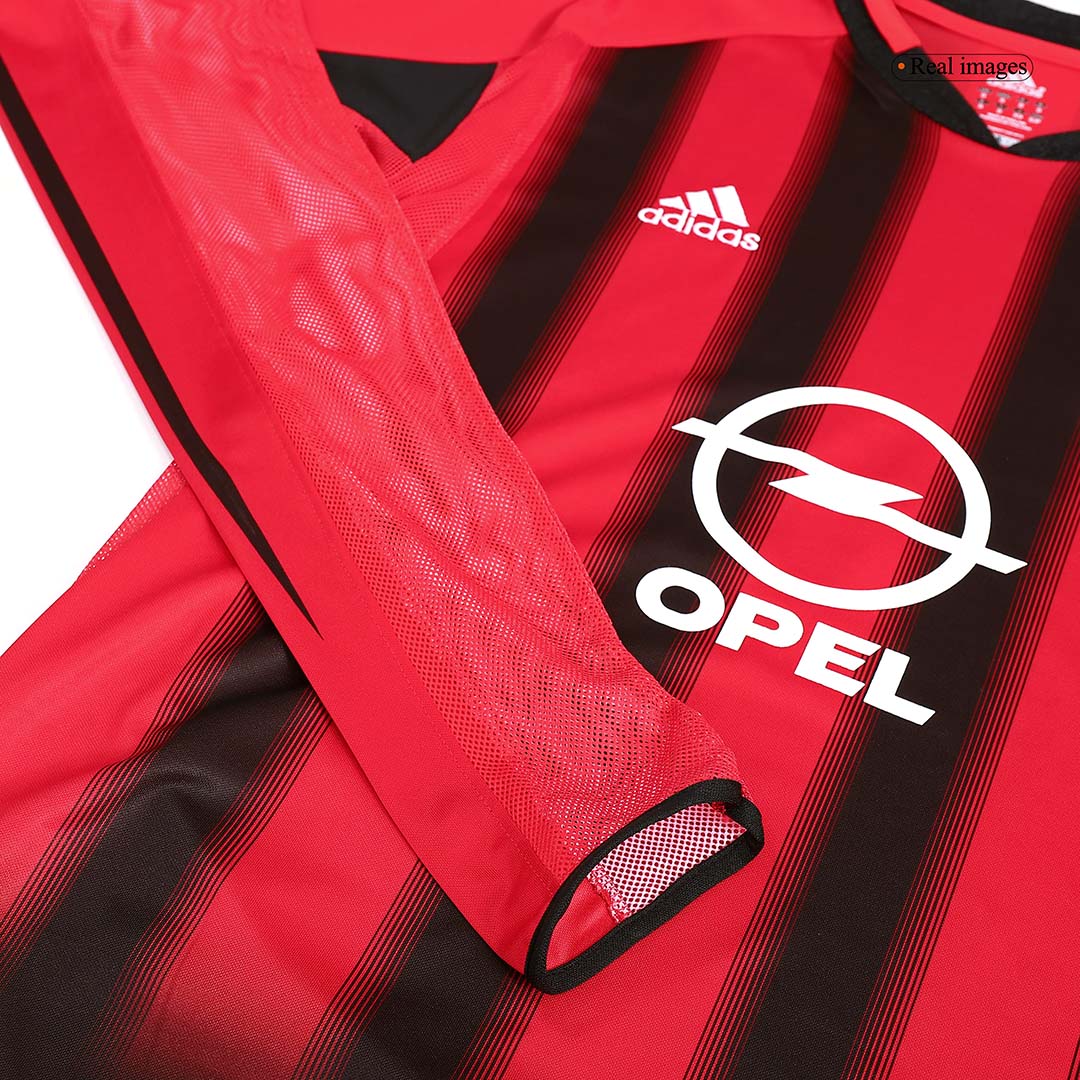 AC Milan Retro Home Long Sleeve Jersey 2004/05