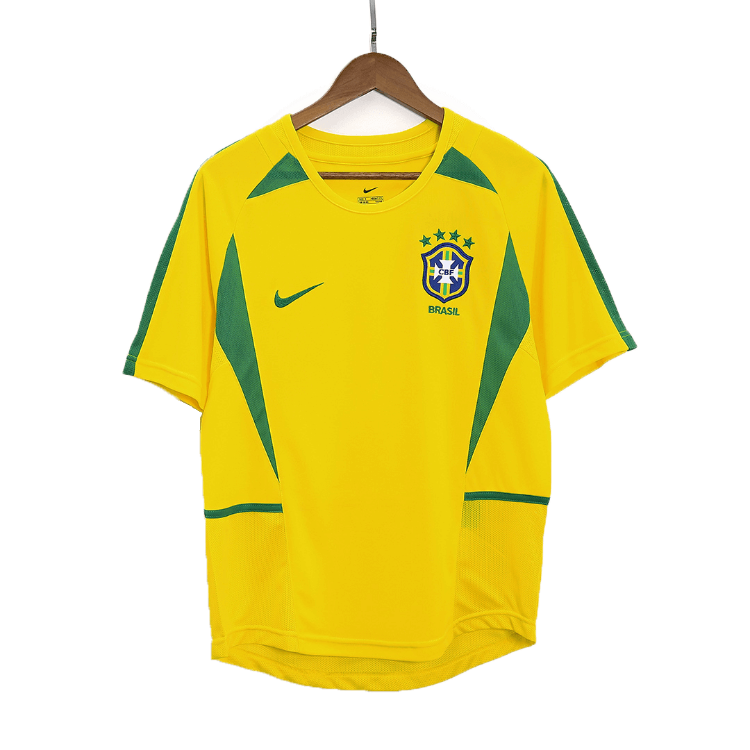 Brazil Retro Jersey Home World Cup 2002