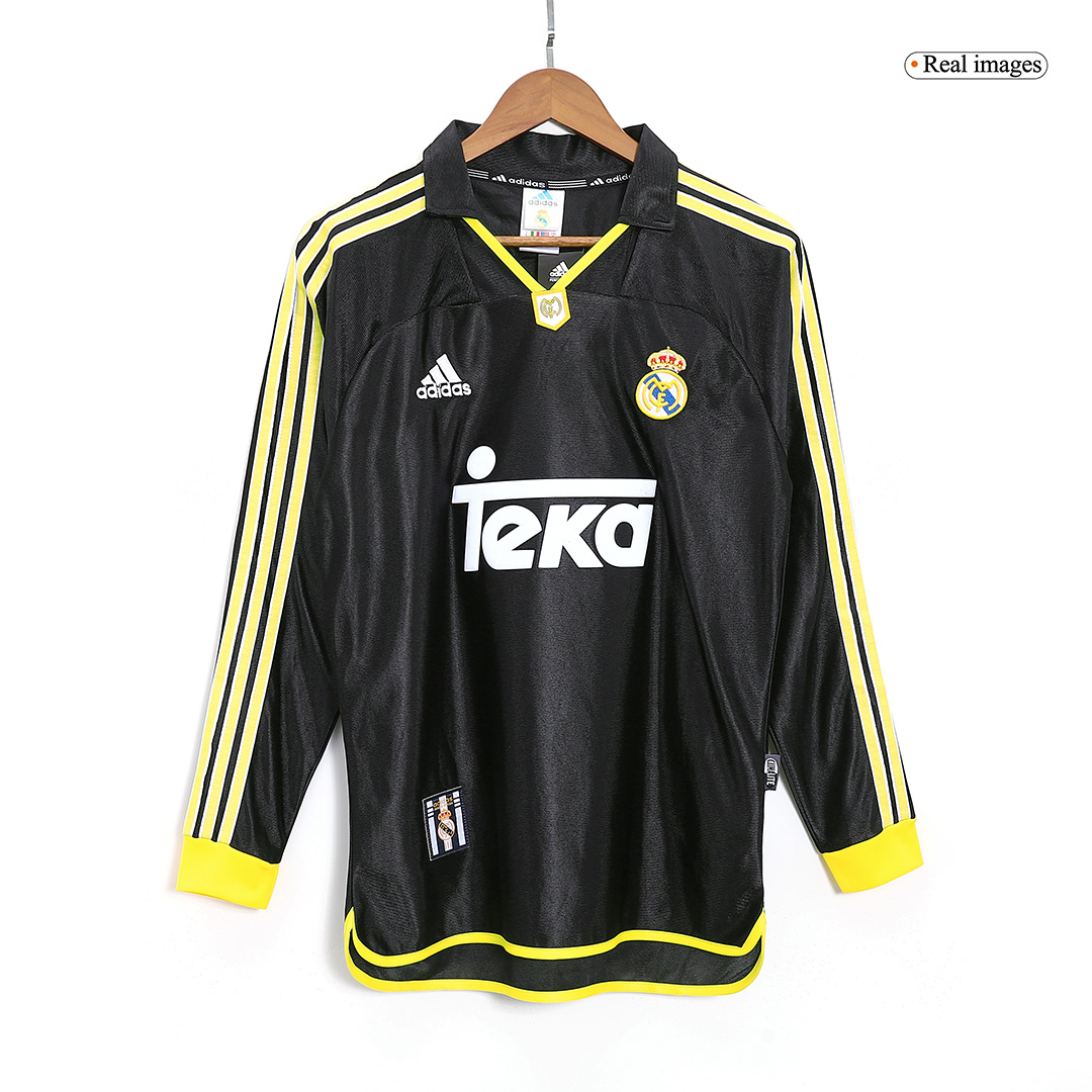 Real Madrid Retro Away Long Sleeve Jersey 1999/01