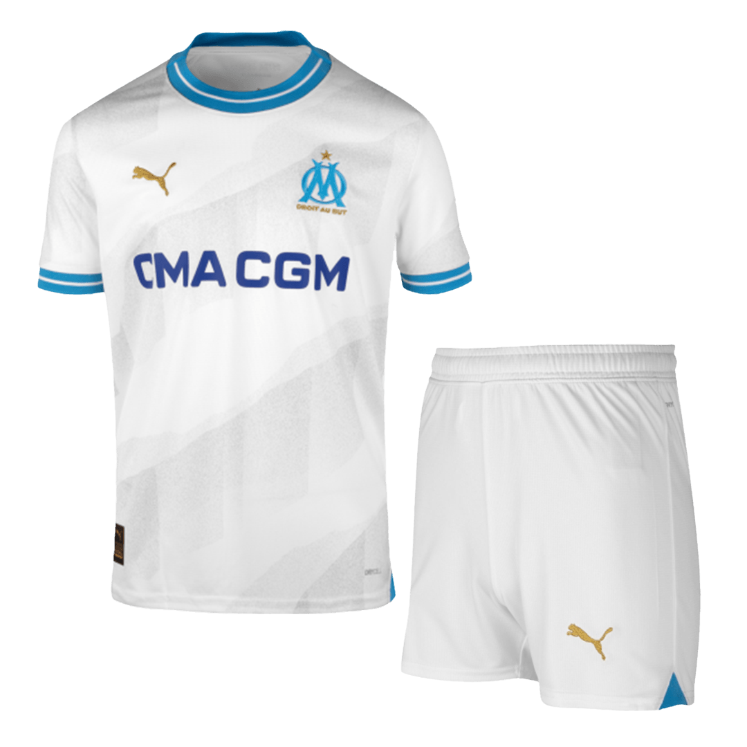 Kids Marseille Home Kit(Jersey+Shorts) 2023/24