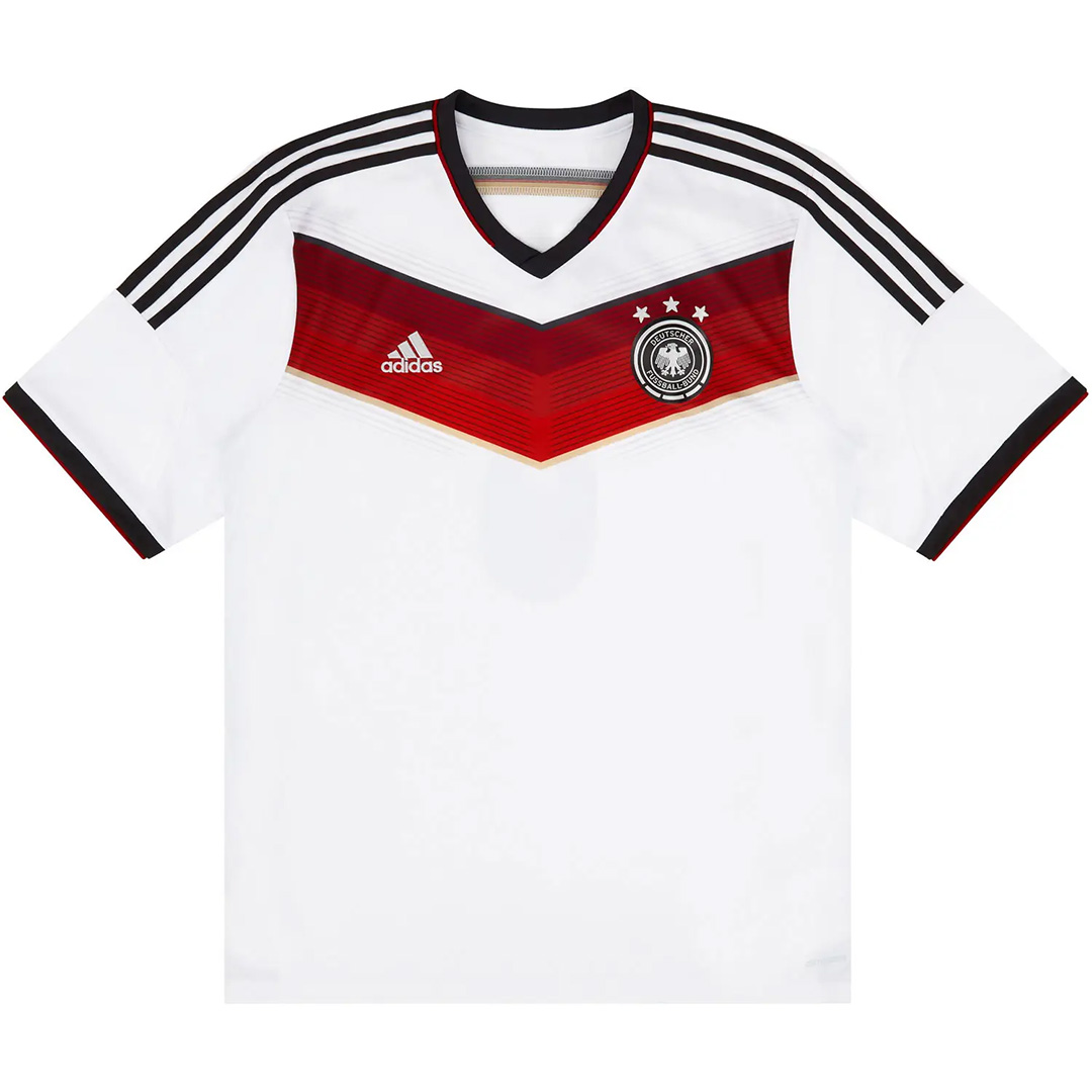 Germany Retro 3 Stars Home Jersey World Cup 2014