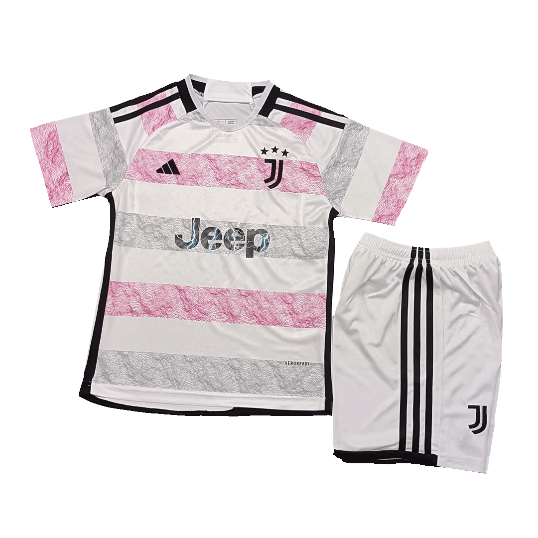 Kids Juventus Away Kit Jersey+Short 2023/24