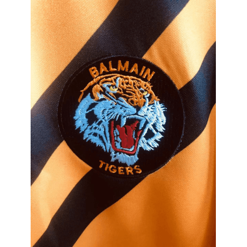 1989 Wests Tigers Retro Yellow Rugby Ml Jersey Shirt