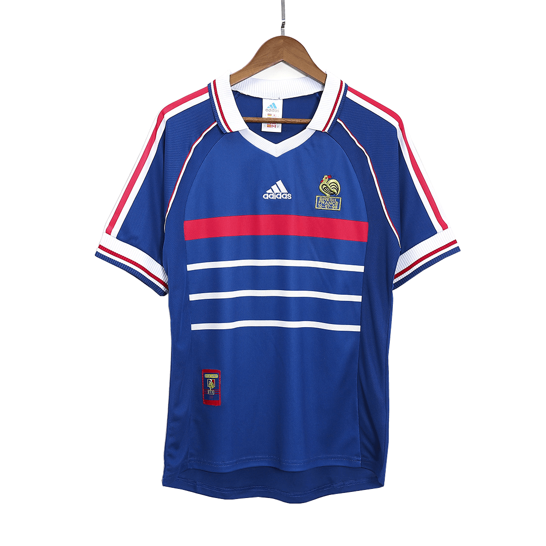 France Retro Jersey Home World Cup 1998