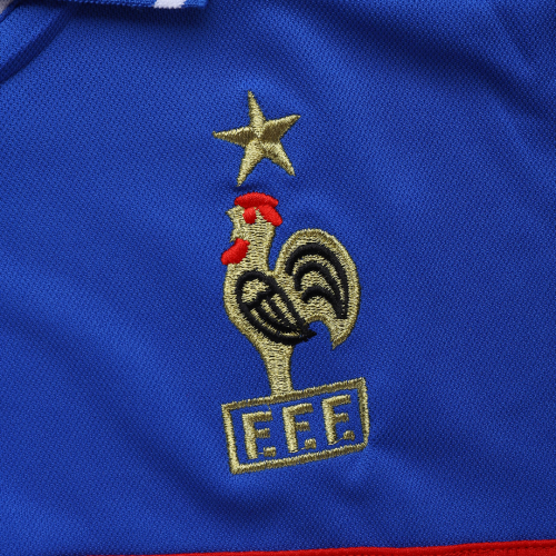France Retro Jersey Home Eurp Cup 2000