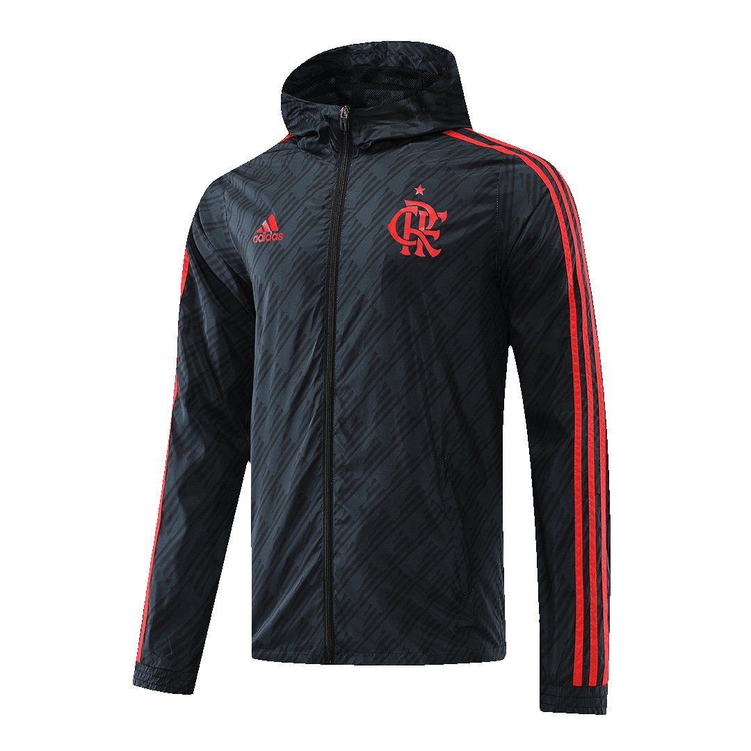 CR Flamengo Windbreaker Hoodie Jacket Black&Red  2022/23