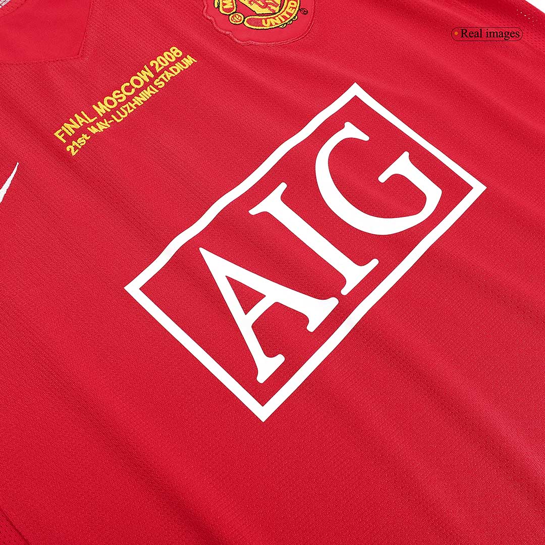 Manchester United Retro Jersey Home UCL Final 2007/08