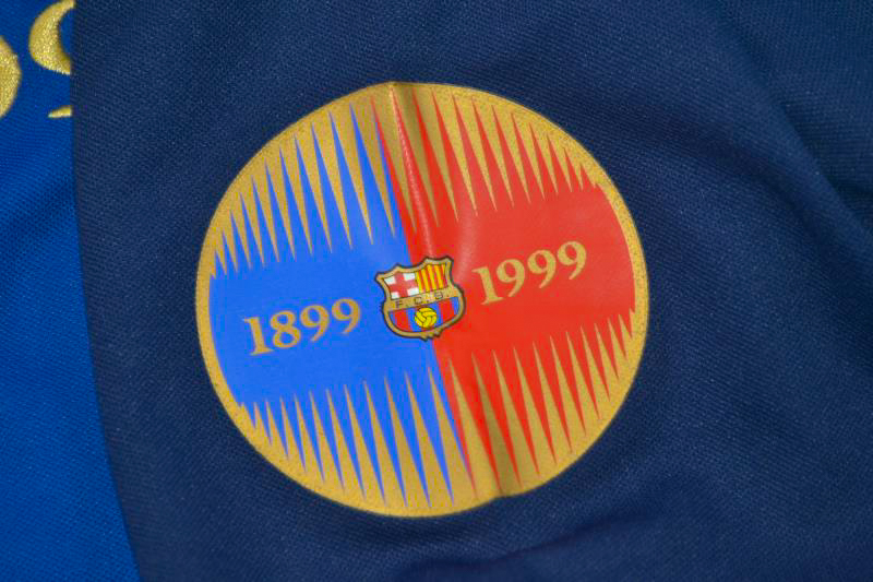 Retro Barcelona Home Long Sleeve Jersey 1999/00