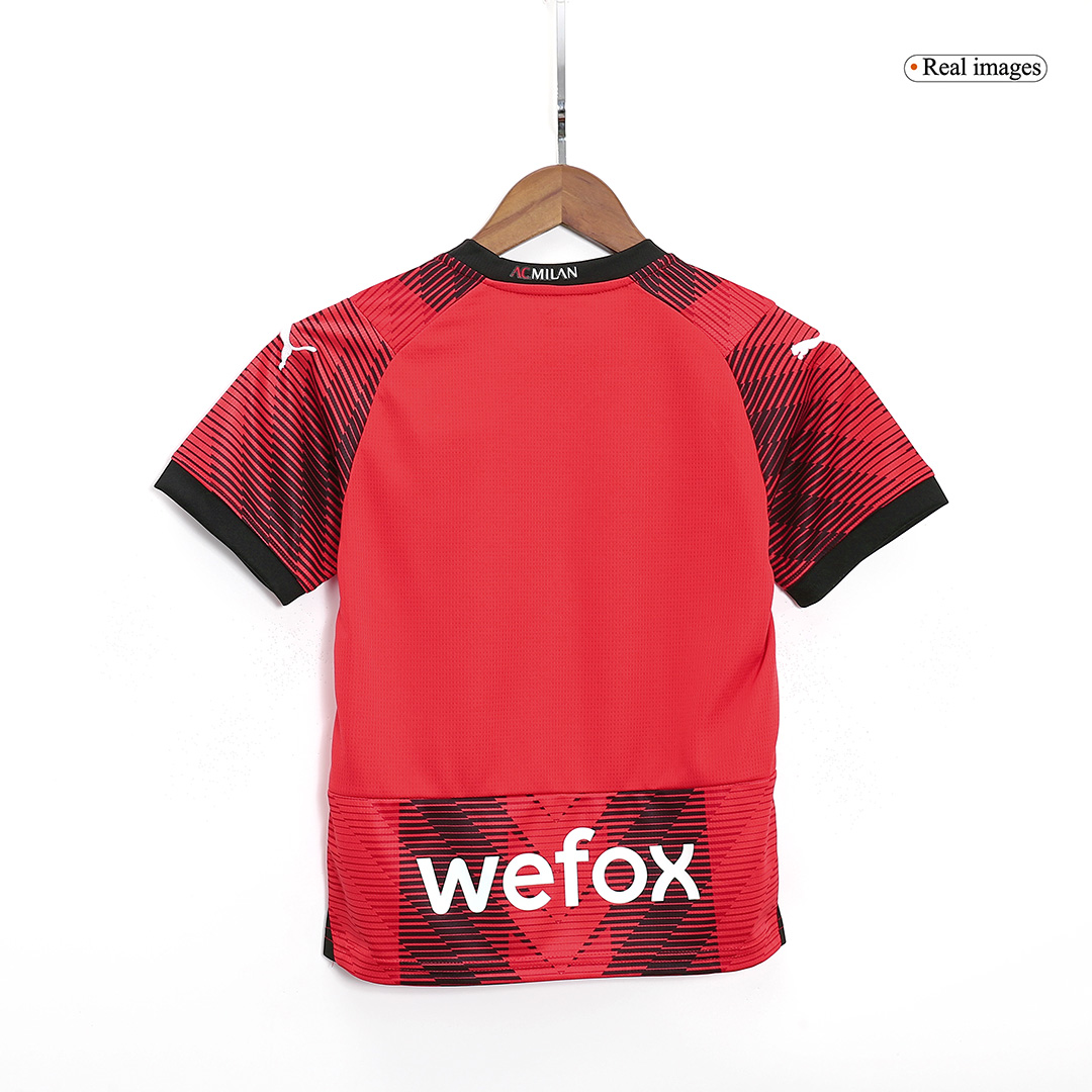 Kids AC Milan Home Jersey Kit 2023/24