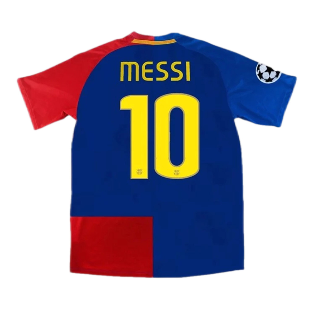 Barcelona Messi #10 UCL Final Retro Jersey Home 2008/09