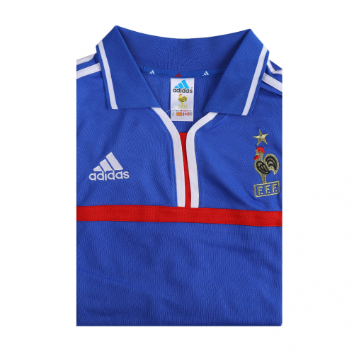 France Retro Jersey Home Eurp Cup 2000