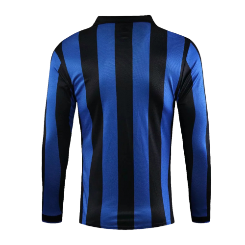 Inter Milan Retro Soccer Jersey Home Long Sleeve Replica 1998/99