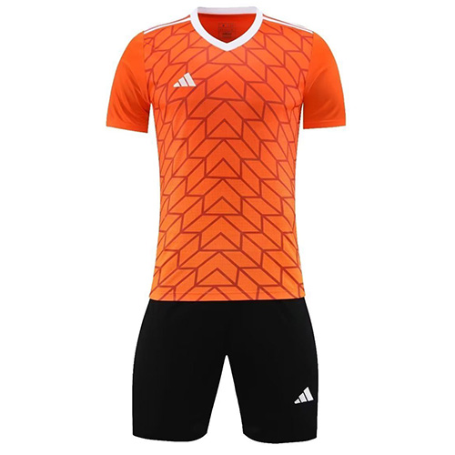 Custom Team Uniform/Adidas Custom Uniform/Customize Team Jersey Kit(Shirt+Short) Orange 731