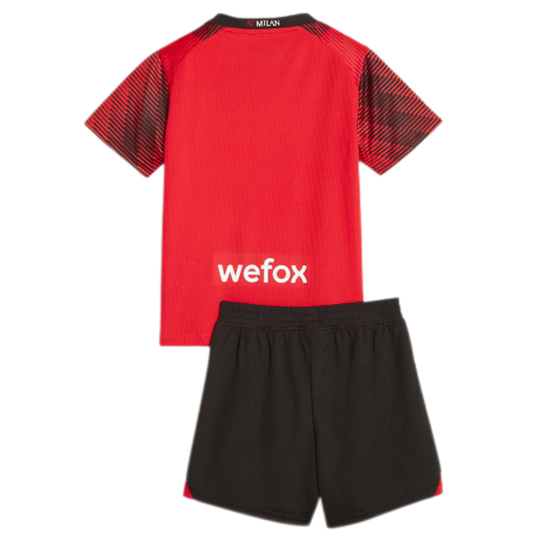 Kids AC Milan Home Jersey Kit 2023/24