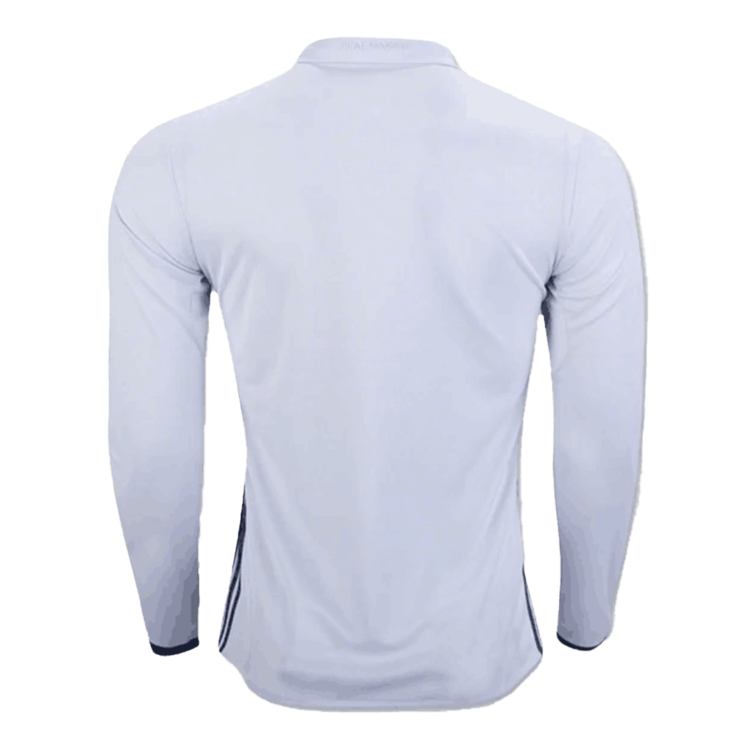 Retro Real Madrid Home Long Sleeve Jersey 2016/17