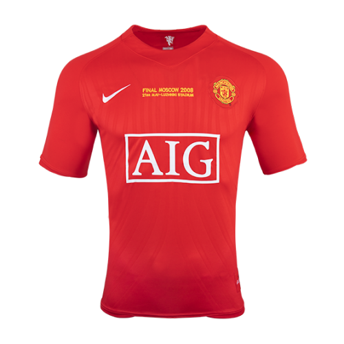 Manchester United Retro Jersey Home UCL Final 2007/08