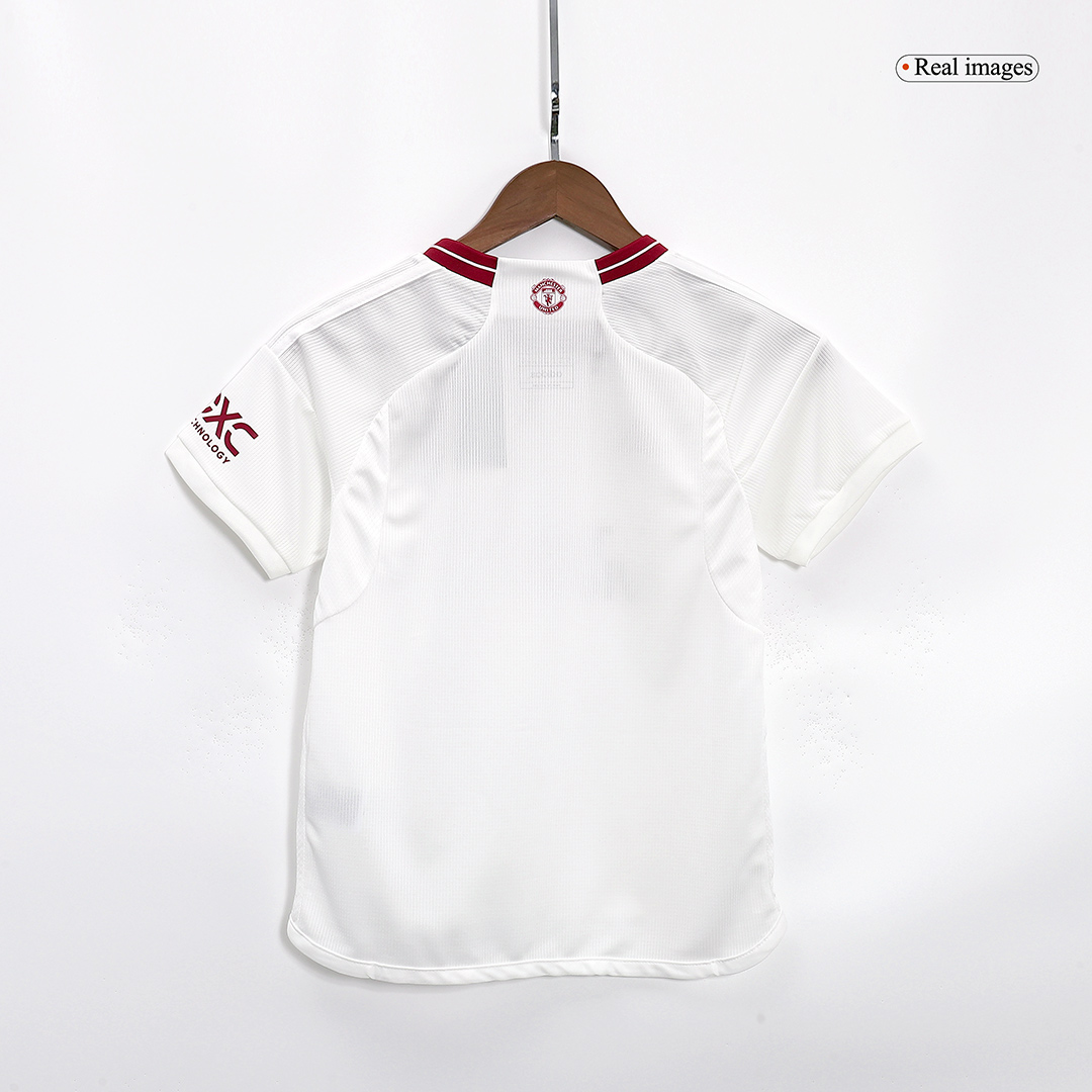 Kids Manchester United Third Away Jersey Kit 2023/24