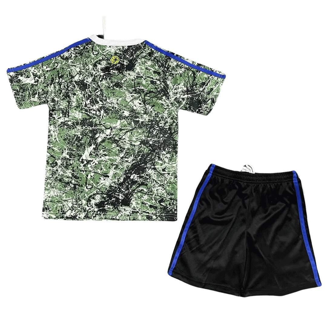 Kids Manchester United x Stone Roses Kit(Jersey+Shorts) 2023/24