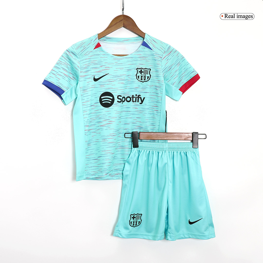 Kids Barcelona Third Jersey Kit 2023/24