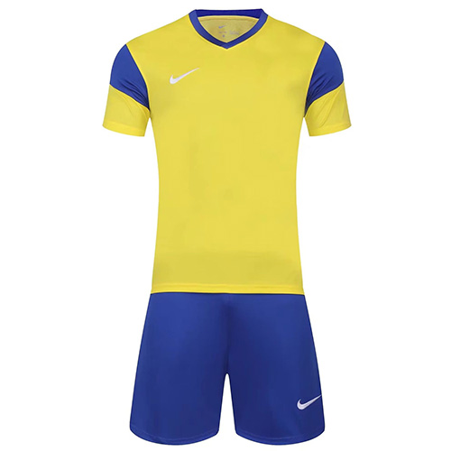 Custom Team Uniform/Nike Custom Uniform/NK-761 Customize Team Jersey Kit(Shirt+Short) Yellow