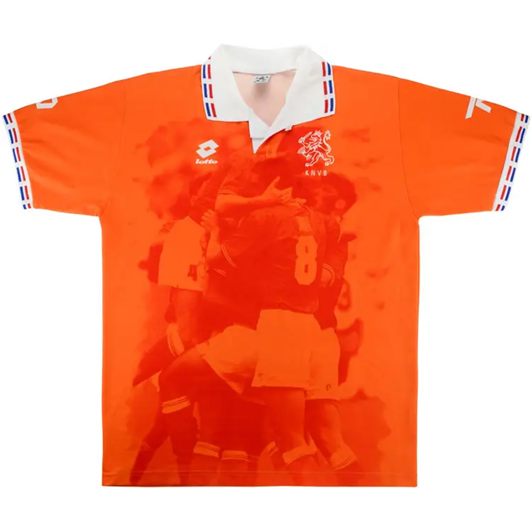 Netherlands Retro Jersey Home Euro Cup 1996